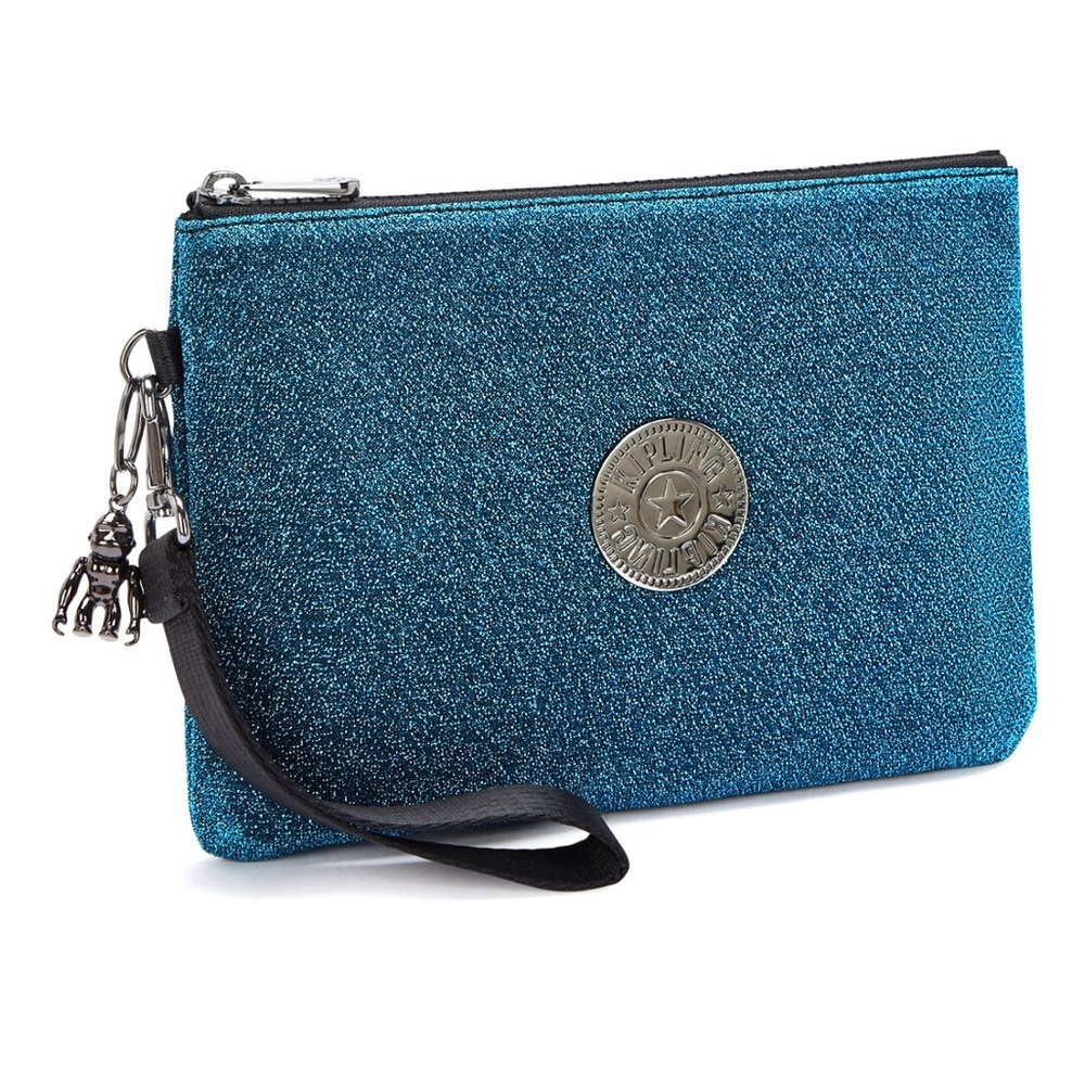NWT Kipling Fancy Going Out Wristlet Turquoise